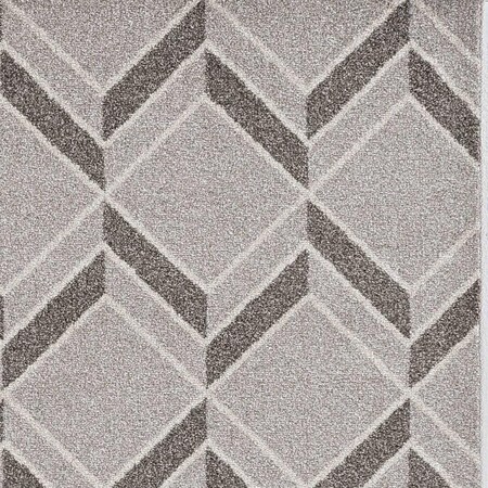Palacedesigns 91 x 130 in. Grey Polypropylene Rug PA3664546